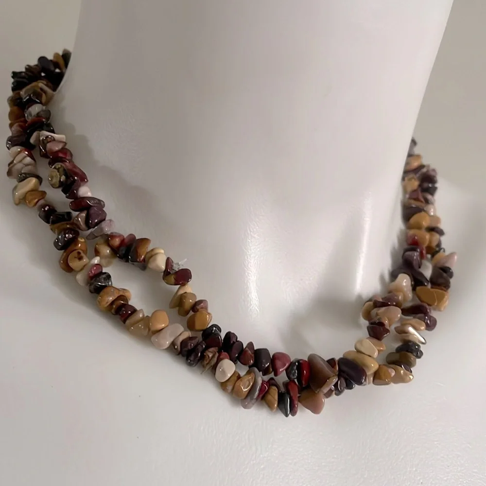 Large jasper necklace - Picture 2 of 2